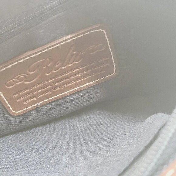 Relic Womens Small Crossbody Shoulder Bag Blue Top Zip Inside Pocket - Picture 10 of 10